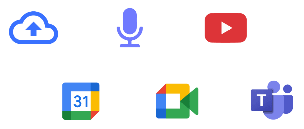 Multiple Upload Options & Auto-Scheduled Meeting Recording