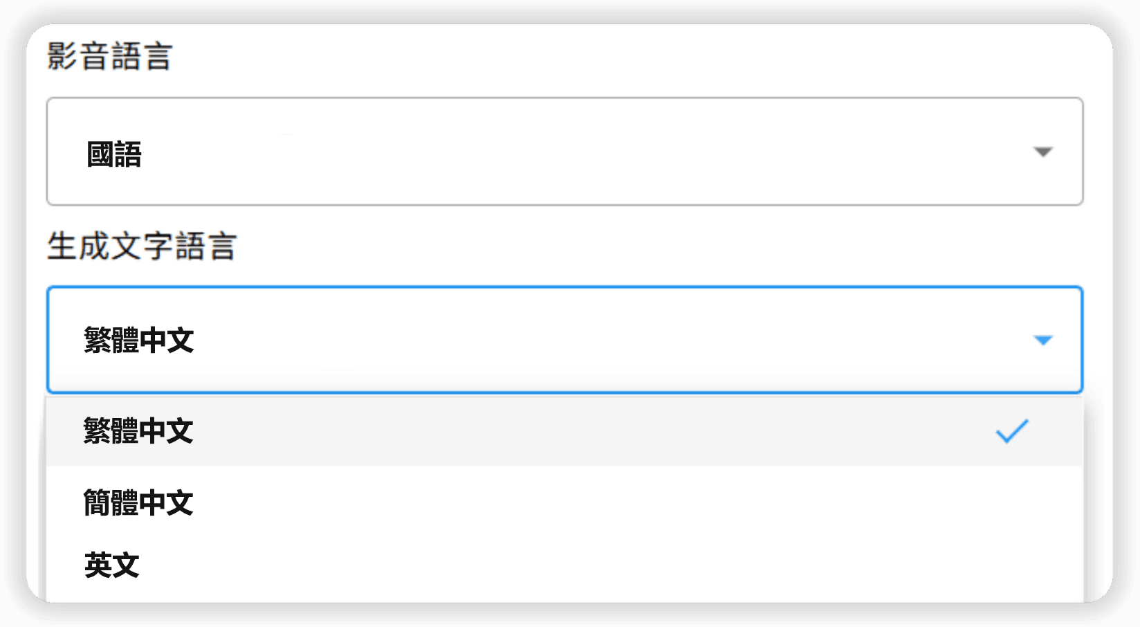 AI 生成高準確度中英文逐字稿,專為繁體中文用戶而設
